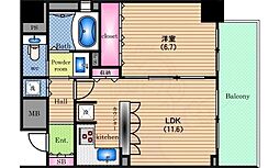 リーガル京町堀 11階/-