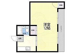 アーバンプラザ 1Kの間取図画像