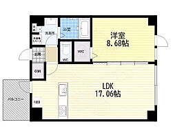 GENTLEY TOSHIYUKI 1LDKの間取図画像