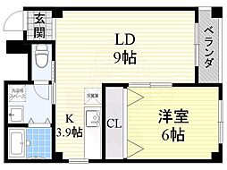 メロディーハイム九条 2階/-