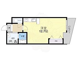 本町サンライズ ワンルームの間取図画像