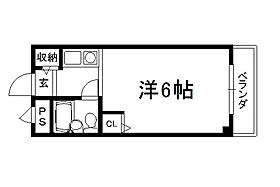 来春入居ビレッタ七瀬川 207 ｜ 京都府京田辺市三山木七瀬川（賃貸マンション1R・2階・17.70㎡） その2