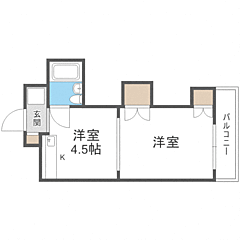 物件の間取り