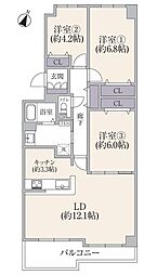 間取図画像 3LDK