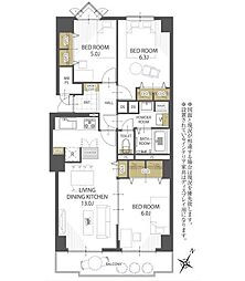 間取図画像 3LDK