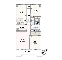 間取図画像 3LDK