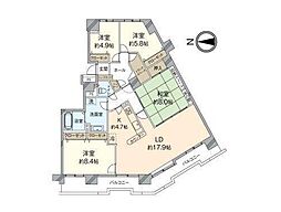 ロイヤルコート大谷地壱番館 4LDKの間取図画像
