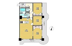 リラハイツ大通 3LDKの間取図画像