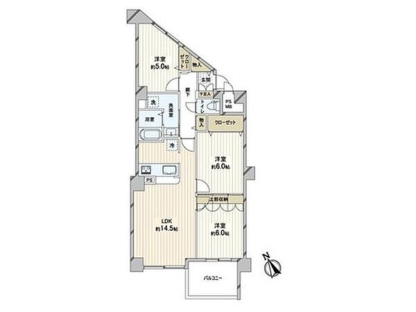 間取りを拡大表示