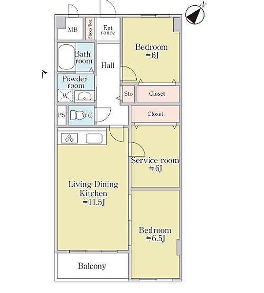 間取りを拡大表示