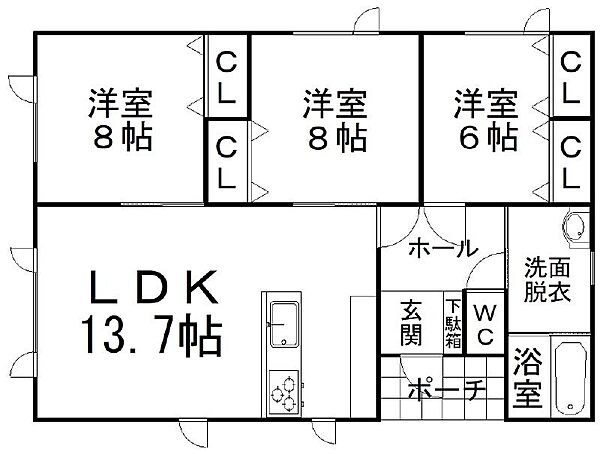 間取りを拡大表示