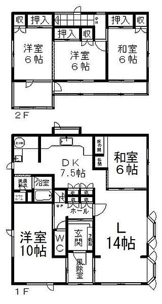 間取りを拡大表示