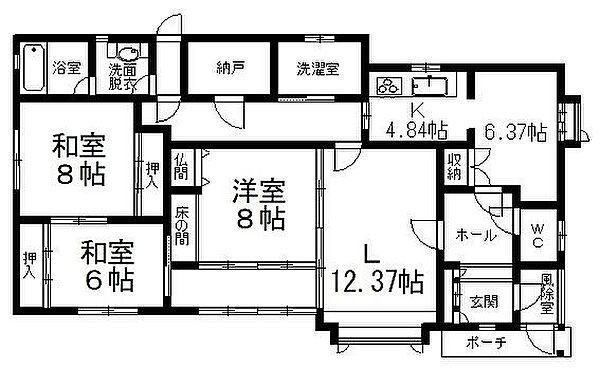 間取りを拡大表示