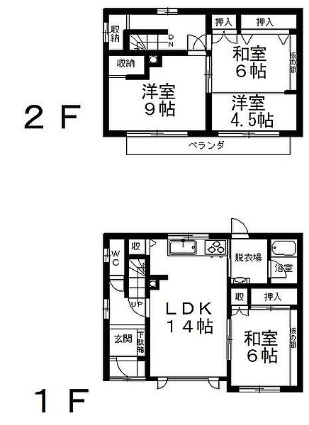 間取りを拡大表示