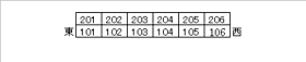 コーポサンヨー 206 ｜ 福井県越前市北山町47-17-5（賃貸アパート1K・2階・24.84㎡） その3