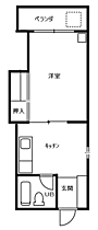 パークハイツ 305 ｜ 福井県越前市村国3丁目19-7（賃貸マンション1DK・3階・23.00㎡） その2