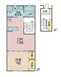 間取図画像 1LDK