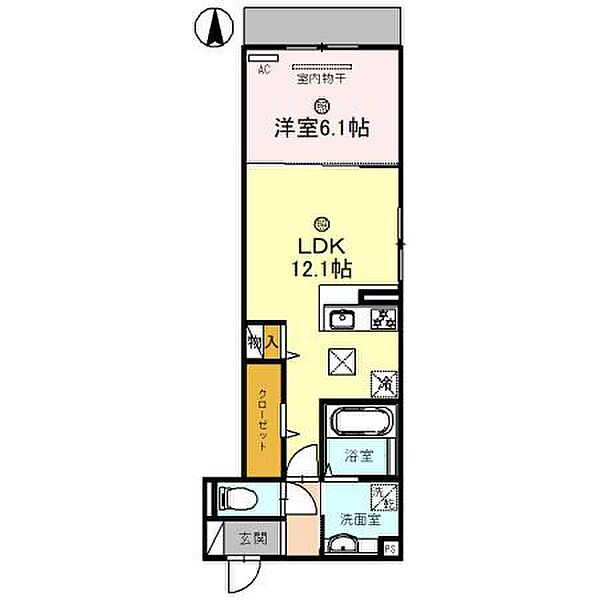 ヴェラ ロホ 103｜兵庫県西宮市常磐町(賃貸アパート1LDK・1階・45.32㎡)の写真 その2