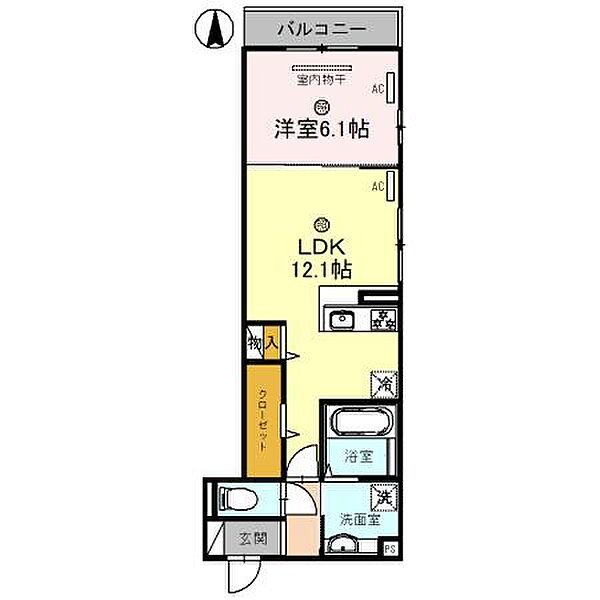 ヴェラ ロホ 203｜兵庫県西宮市常磐町(賃貸アパート1LDK・2階・45.32㎡)の写真 その2