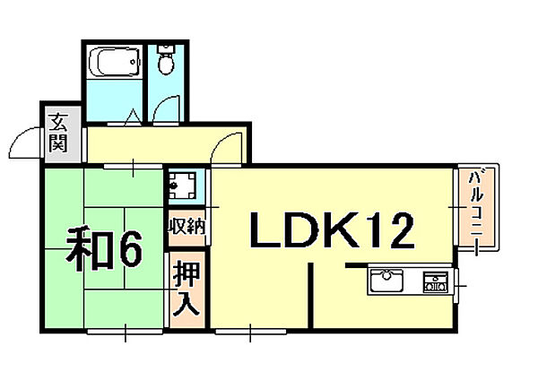 ル・モンド 301｜兵庫県西宮市門戸荘(賃貸マンション1LDK・3階・40.00㎡)の写真 その2