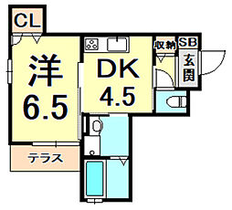 甲子園駅 7.5万円