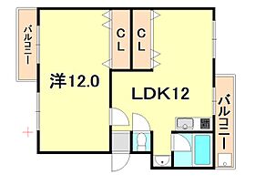 宮川荘 201 ｜ 兵庫県芦屋市呉川町（賃貸マンション1LDK・2階・43.74㎡） その2