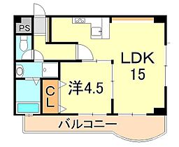 エルジャン芦屋 203 ｜ 兵庫県芦屋市岩園町（賃貸マンション1LDK・2階・48.60㎡） その2