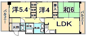 ジュエルコート甲子園口II 201 ｜ 兵庫県西宮市瓦林町（賃貸マンション3LDK・2階・61.44㎡） その2