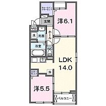 ベルフローラ 201 ｜ 兵庫県西宮市上ケ原三番町（賃貸アパート2LDK・2階・56.62㎡） その2