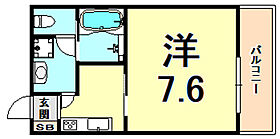 甲子園マンション 303 ｜ 兵庫県西宮市甲子園高潮町（賃貸マンション1K・3階・26.49㎡） その2