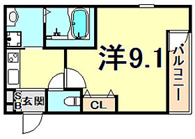 兵庫県西宮市津門大箇町（賃貸アパート1K・3階・28.32㎡） その2