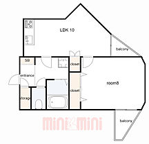 サンパレス21苦楽園 102 ｜ 兵庫県西宮市石刎町（賃貸マンション1LDK・1階・39.00㎡） その2