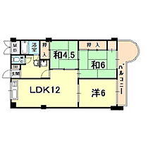 東朋第一マンション 501 ｜ 兵庫県西宮市段上町６丁目（賃貸マンション3LDK・4階・66.55㎡） その2