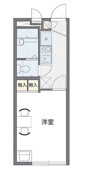 レオパレス魚崎南 104｜兵庫県神戸市東灘区魚崎南町３丁目(賃貸アパート1K・1階・19.87㎡)の写真 その2