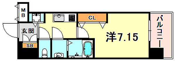 Ｌｕｘｅ東灘 507｜兵庫県神戸市東灘区青木６丁目(賃貸マンション1K・5階・24.34㎡)の写真 その2