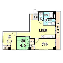 フラッツ・エムズ 302 ｜ 兵庫県神戸市東灘区甲南町３丁目（賃貸マンション3LDK・3階・60.75㎡） その2