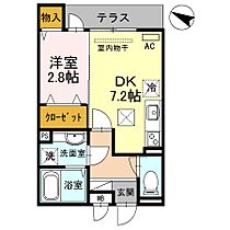 Audrey 105 ｜ 兵庫県神戸市東灘区青木６丁目（賃貸アパート1DK・1階・30.33㎡） その2