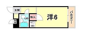 サンコール魚崎 302 ｜ 兵庫県神戸市東灘区魚崎南町６丁目（賃貸マンション1R・3階・18.34㎡） その2