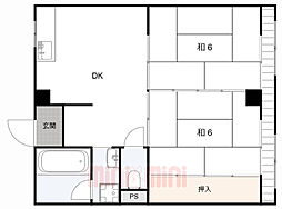 間取図画像 2DK