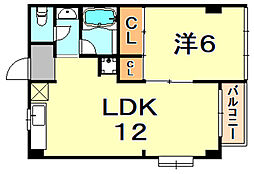 間取図画像 1LDK