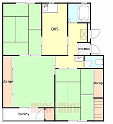 渦ケ森コーポ五号館 2階