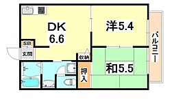間取図画像 2DK