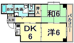 間取図画像 2DK