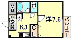 メゾン・ド・ヴィレ　須磨潮見坂 2階/203