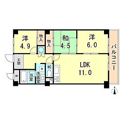 間取図画像 3LDK
