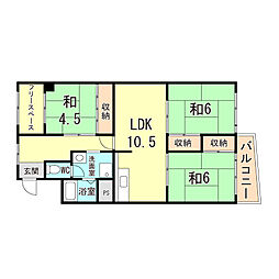 新吉田住宅2号棟 3階