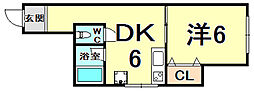 間取図画像 1DK
