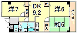 間取図画像 3DK