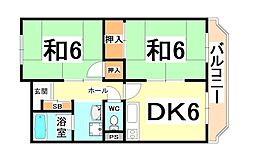 間取図画像 2DK