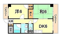 シャロームヒラノ 3階/304
